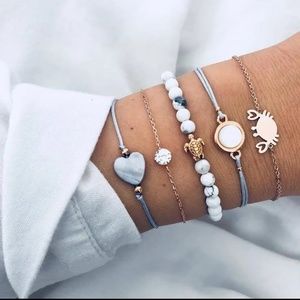5 Pc Bracelet Set